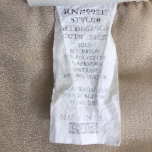 Vintage Rods Western Tan Faux Suede Front Sweater Knit Sleeves Top Women Large - Picture 6 of 10